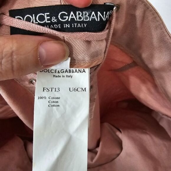 Dolce & Gabbana Pink Sailor Placket Front High Rise Pants 8 - Picture 5 of 15